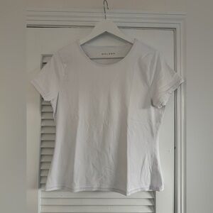 Aritzia Golden Butter Essential T-Shirt, XL, Bright White
